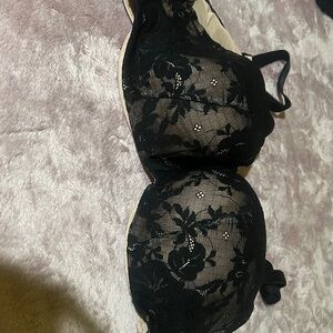 Black Floral Lace Underwire Bra - Women Intimates & Sleepwear